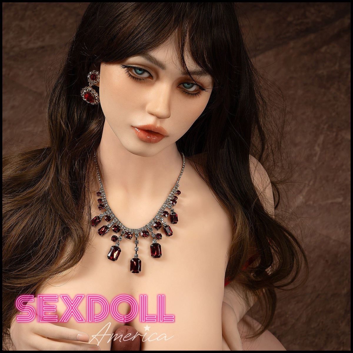 Realistic Sex Doll 159 (5'3") G-Cup Ada Red Dress (Head #SG3) - Sigafun by Sex Doll America