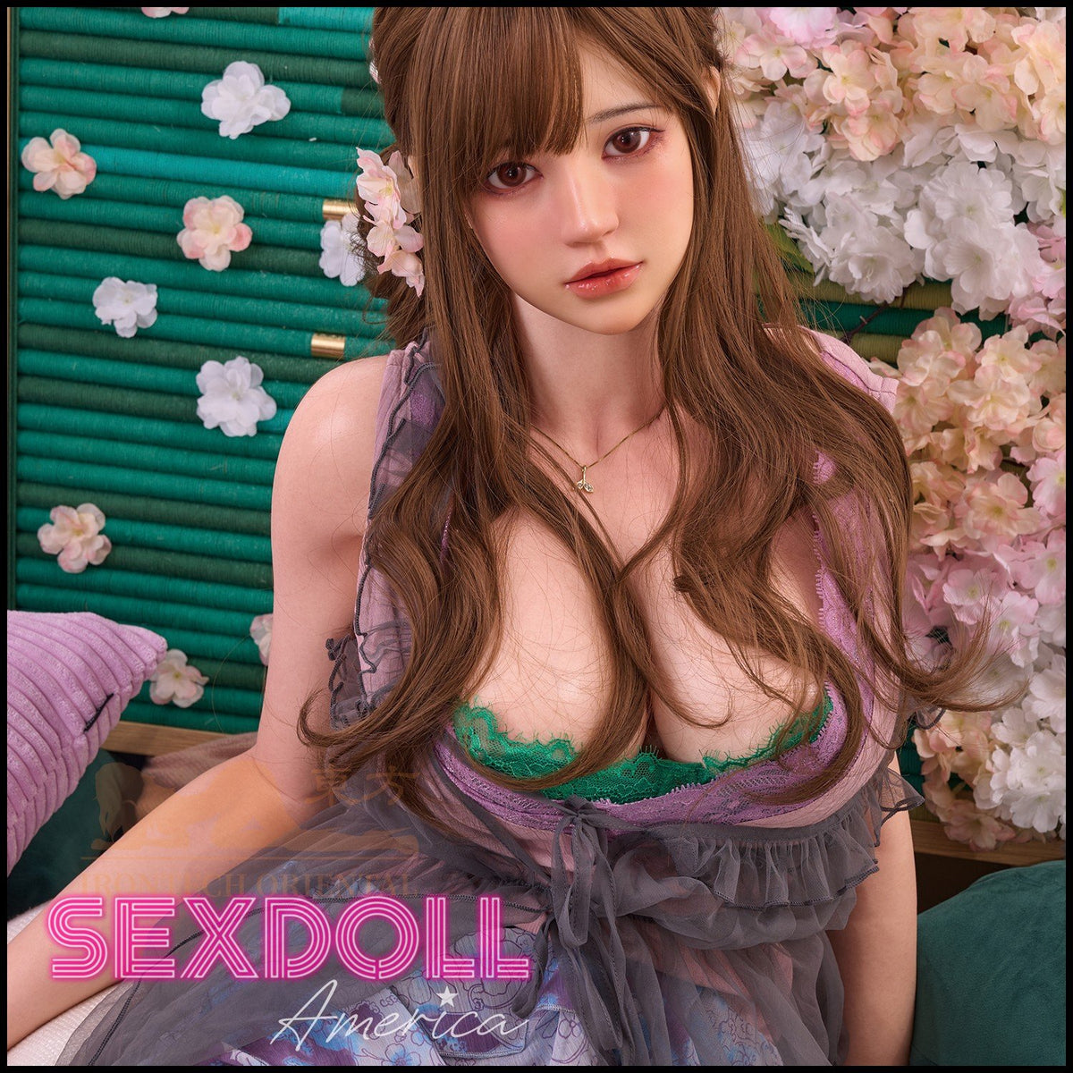 Realistic Sex Doll 161 (5'3") F-Cup Evie Silk Glow ROS Max (Head #T4) Full Silicone - IRONTECH Dolls by Sex Doll America