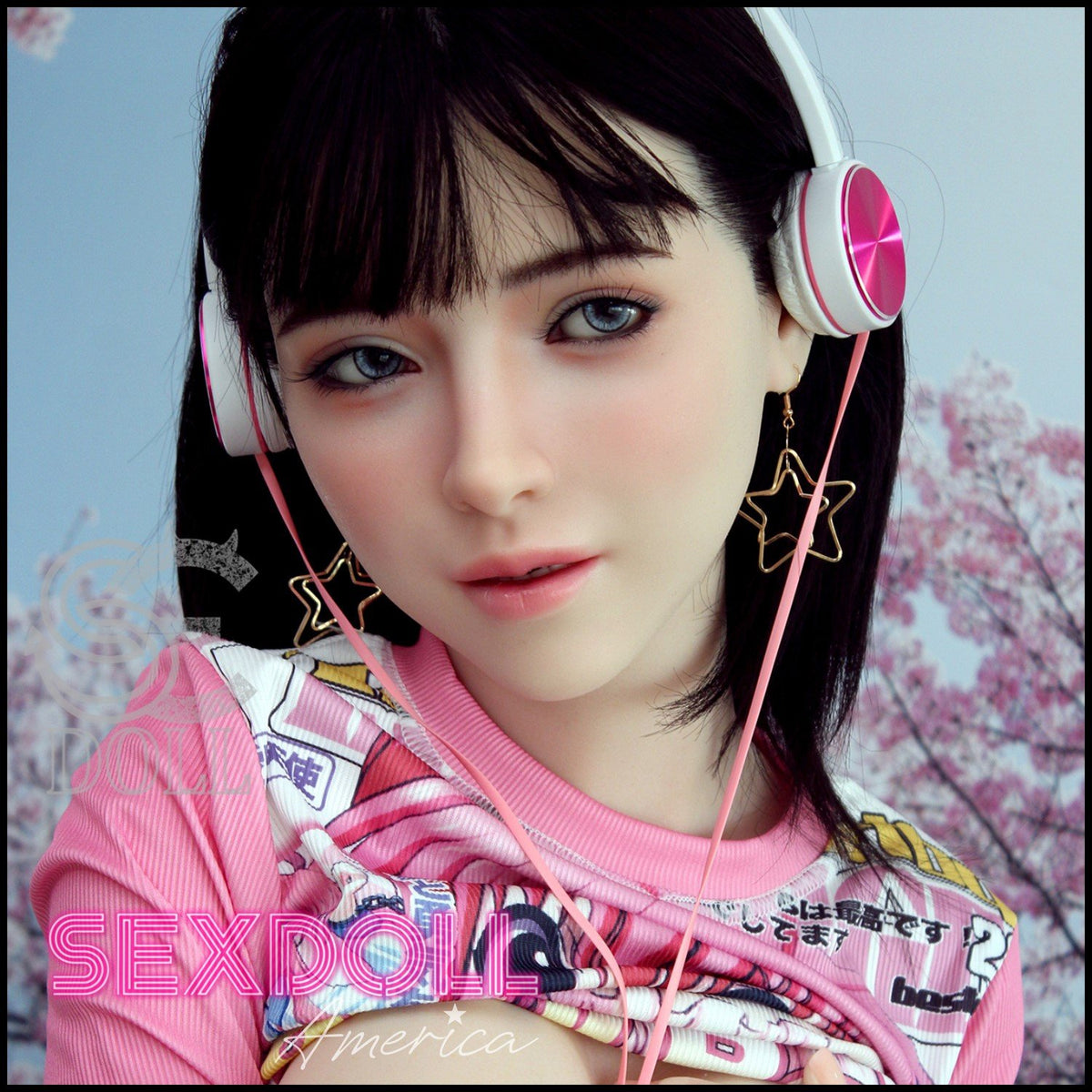 Realistic Sex Doll 161 (5'3") E-Cup Annika Black Hair (Head #068SO) Full Silicone - SE Doll by Sex Doll America