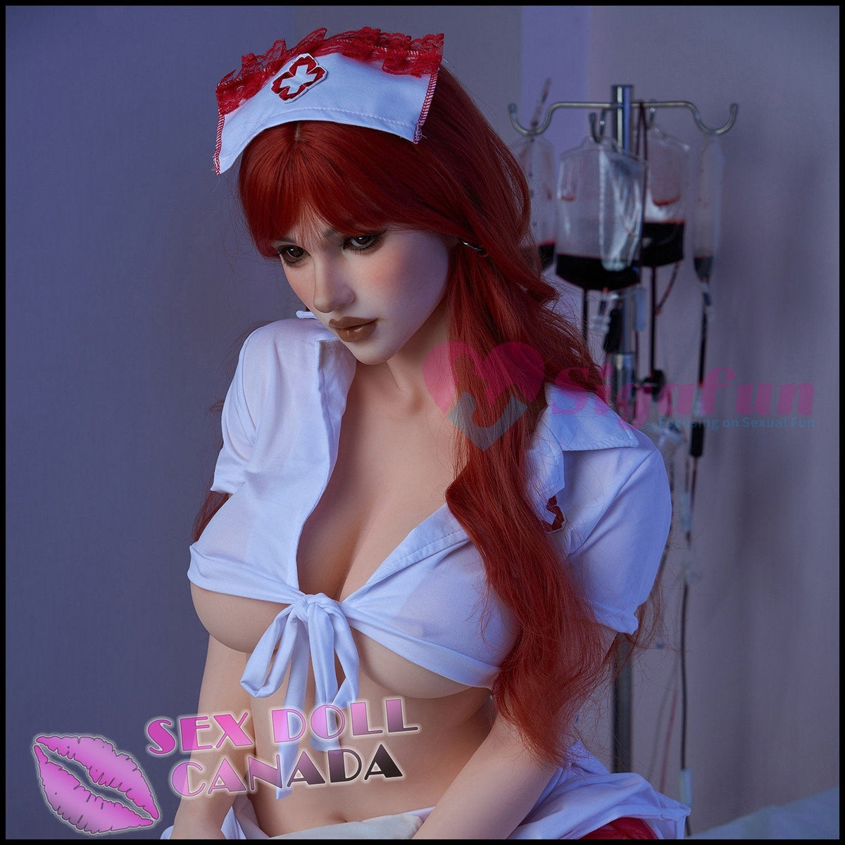 Realistic Sex Doll IN-STOCK - 164 (5'5") I-Cup Cecily Red Hair (Head #SG2) (USA) - Sigafun by Sex Doll America