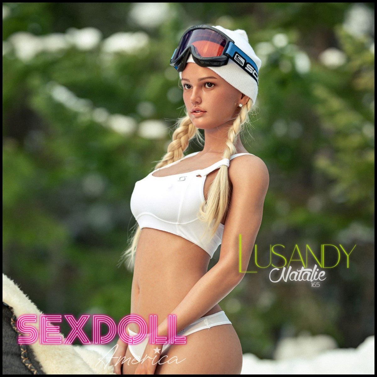 Realistic Sex Doll 165 (5'5") G-Cup Natalie - Full Silicone - Lusandy by Sex Doll America