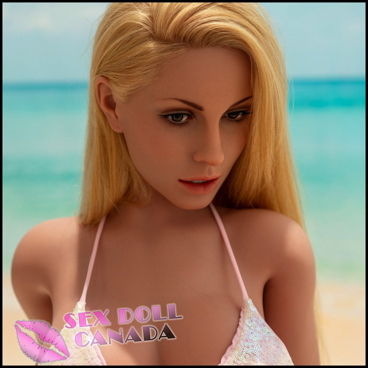 Realistic Sex Doll IN-STOCK - 166 (5'5") K-Cup Leah Tan (Head #ZXE203) Implanted Hair Full Silicone - Zelex SLE by Sex Doll America