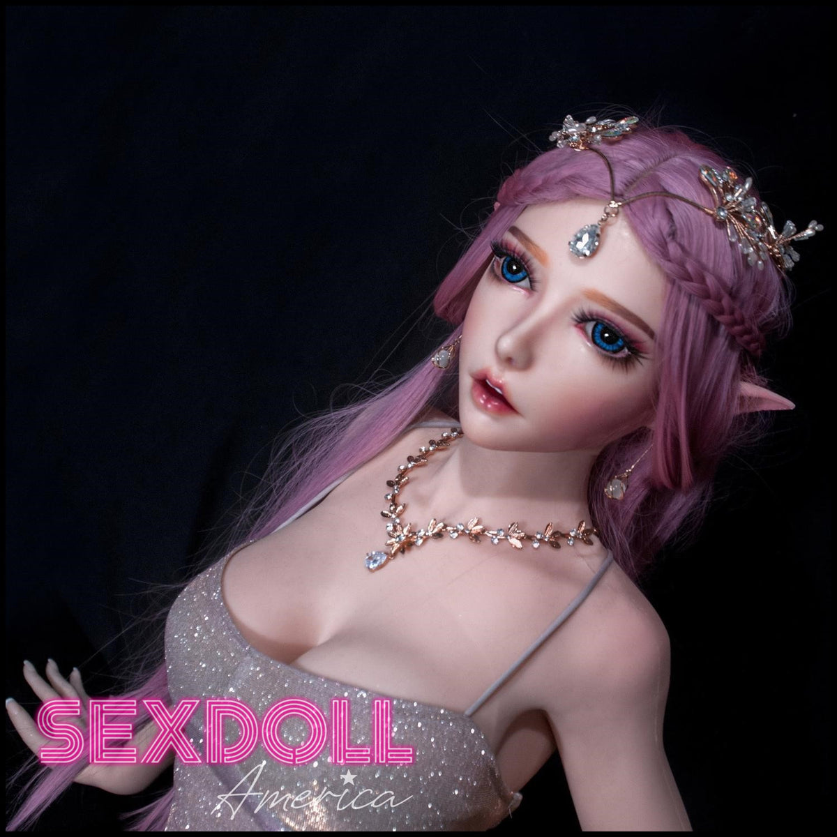 Realistic Sex Doll 150 (4'11") C E F or G-Cup Elf Rie - Full Silicone - Elsa Babe by Sex Doll America