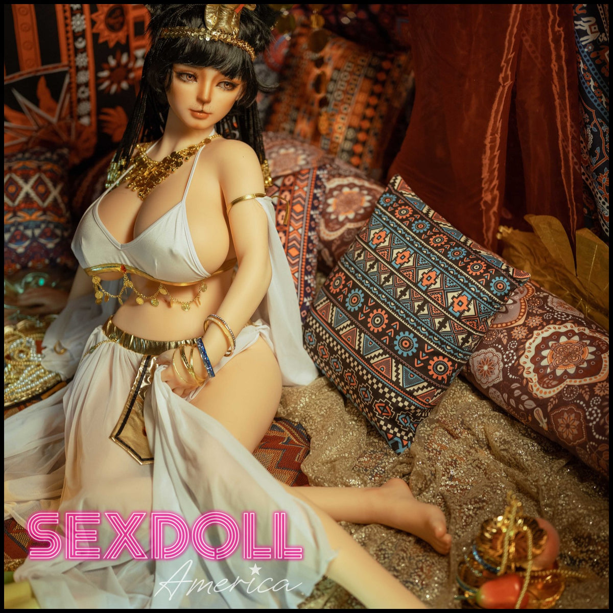 Realistic Sex Doll 155 (5'1") L-Cup Luozi (Head #G1) Full Silicone - Sino-Doll by Sex Doll America