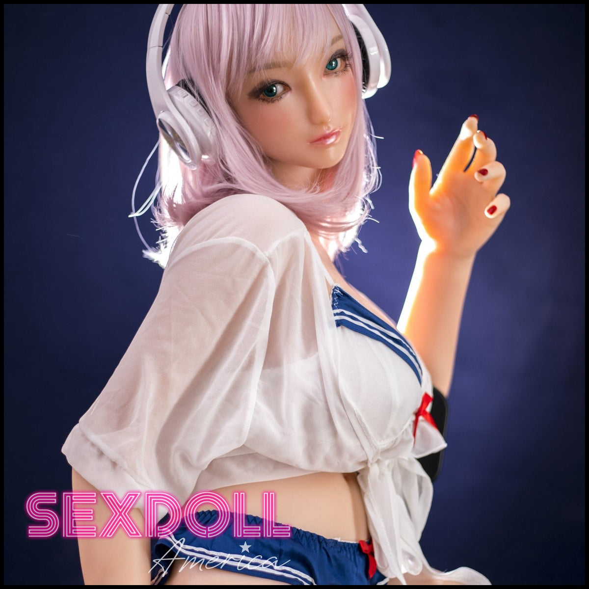 Realistic Sex Doll 155 (5'1") L-Cup Momo Gamer (Head #S22) BBW Full Silicone - Sino-Doll by Sex Doll America