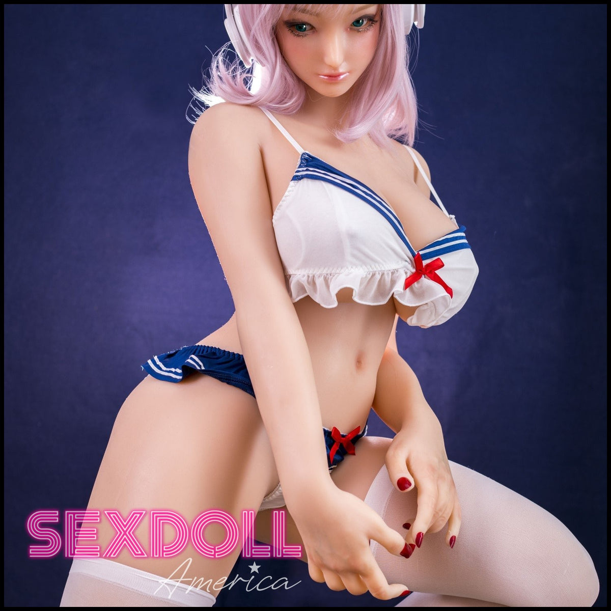 Realistic Sex Doll 155 (5'1") L-Cup Momo Gamer (Head #S22) BBW Full Silicone - Sino-Doll by Sex Doll America
