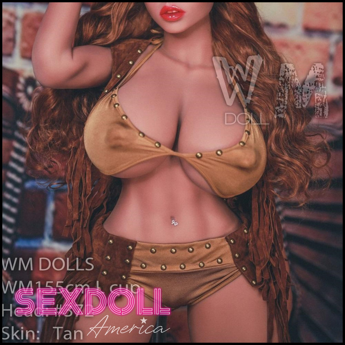 Realistic Sex Doll 155 (5'1") L-Cup Alina (Head #372) - WM Doll by Sex Doll America