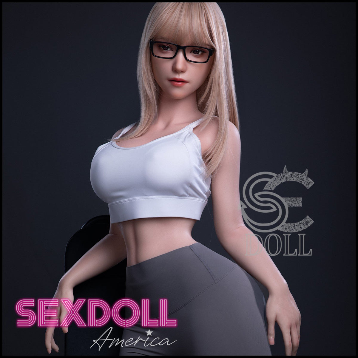 Realistic Sex Doll 161 (5'3") E-Cup Queena (Head #083SO) Full Silicone - SE Doll by Sex Doll America