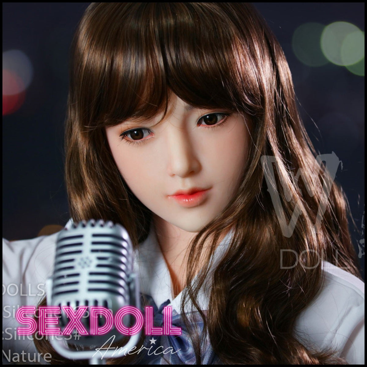 Realistic Sex Doll 165 (5'5") I-Cup Wei Brunette (Head #S3) Full Silicone - WM Doll by Sex Doll America