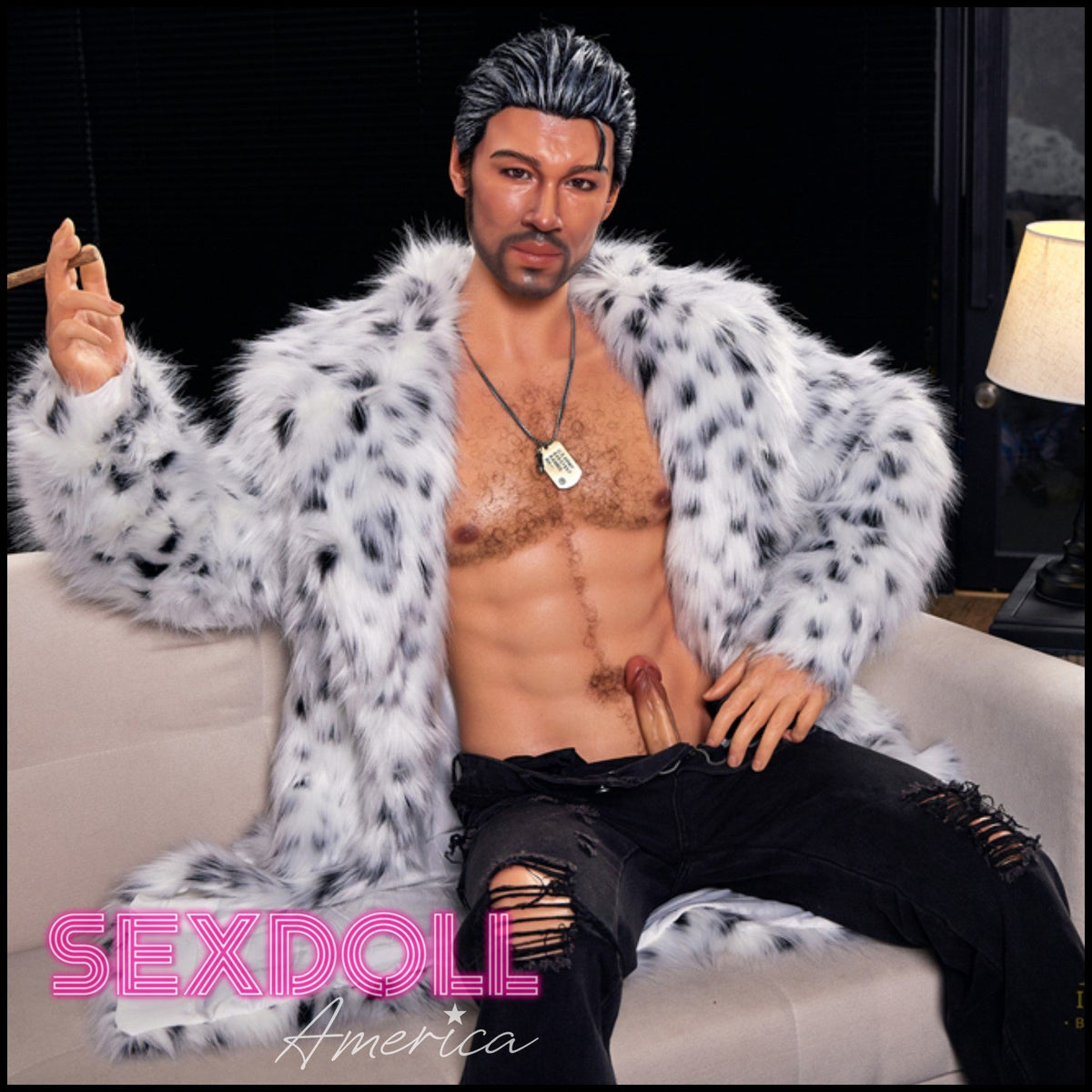 Realistic Sex Doll 170 (5'7") Bill Sexy (Head #M7) Male - Full Silicone - IRONTECH Dolls by Sex Doll America