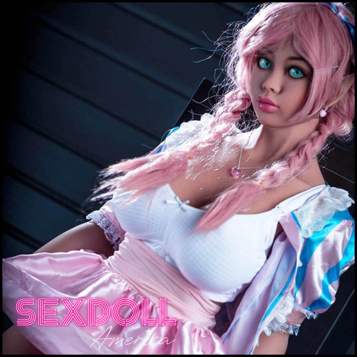 Realistic Sex Doll 170 (5'7") H-Cup Lyndal Candy Pink Elf - WM Doll by Sex Doll America