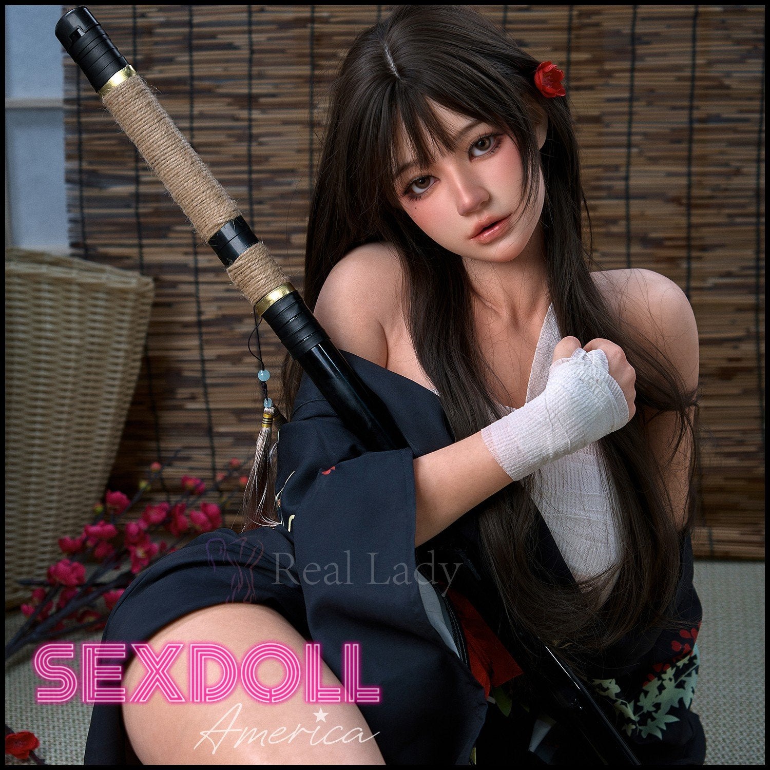 Realistic Sex Doll 150 (4'11") H-Cup Kagura (Head #T6) Full Silicone - Real Lady by Sex Doll America