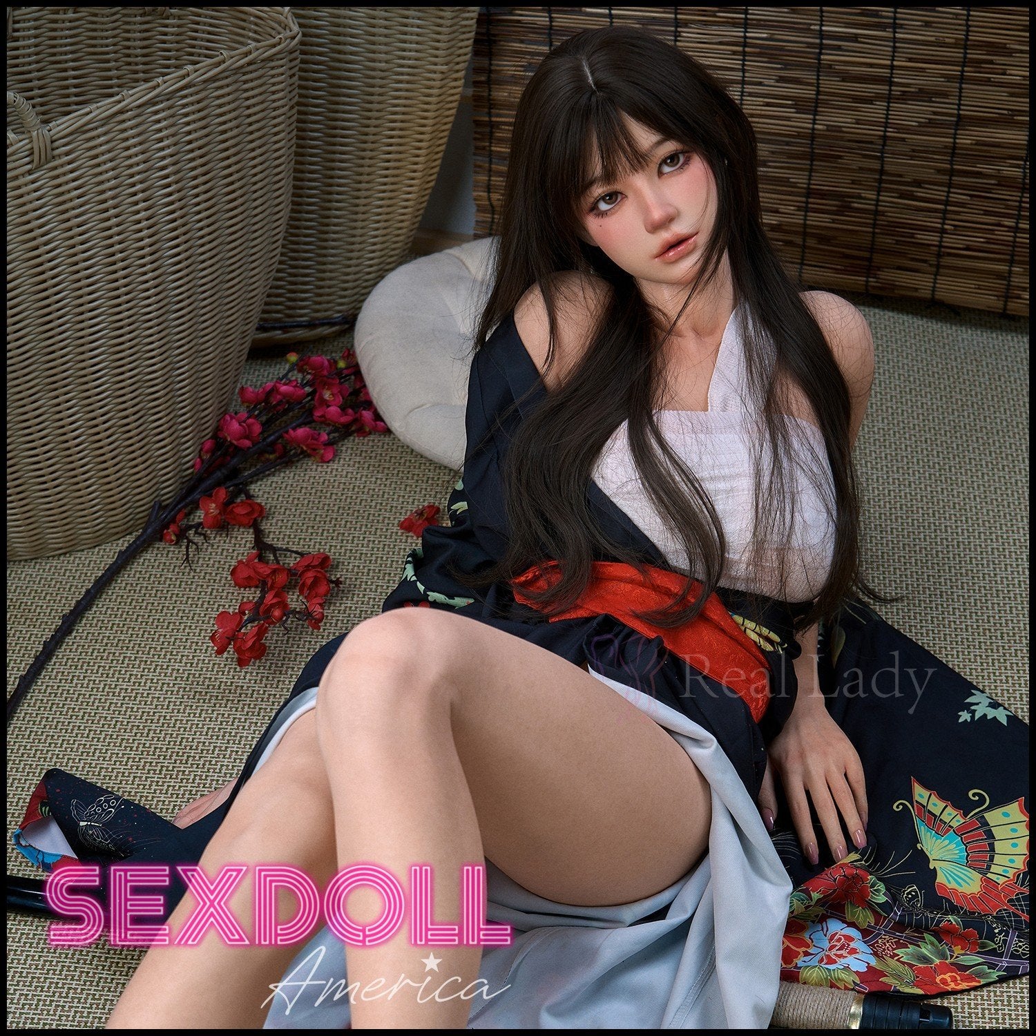 Realistic Sex Doll 150 (4'11") H-Cup Kagura (Head #T6) Full Silicone - Real Lady by Sex Doll America