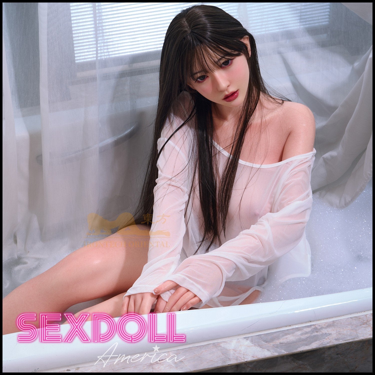 Realistic Sex Doll 153 (5'0") E-Cup Lina (Head #A3 ROS MAX) Full Silicone - IRONTECH Dolls by Sex Doll America