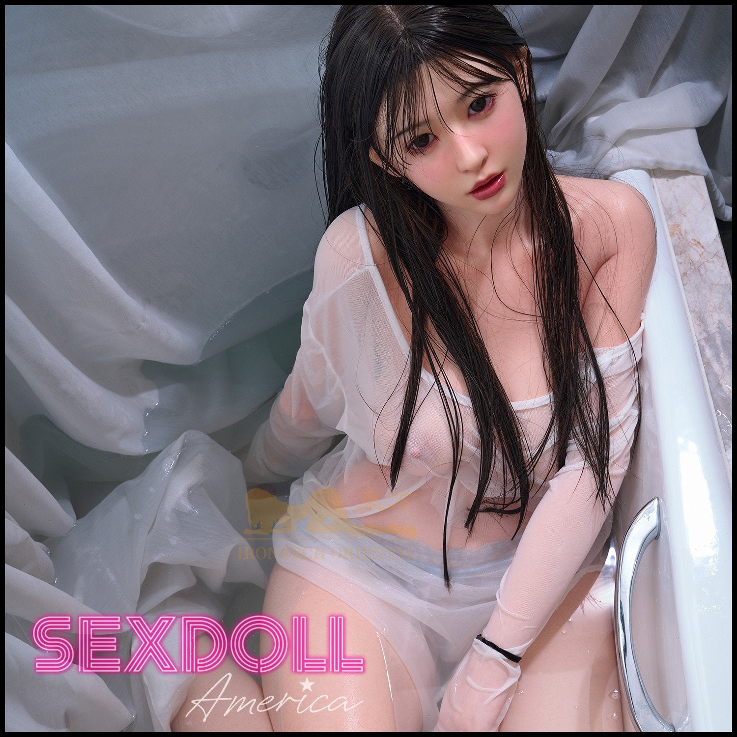 Realistic Sex Doll 153 (5'0") E-Cup Lina (Head #A3 ROS MAX) Full Silicone - IRONTECH Dolls by Sex Doll America