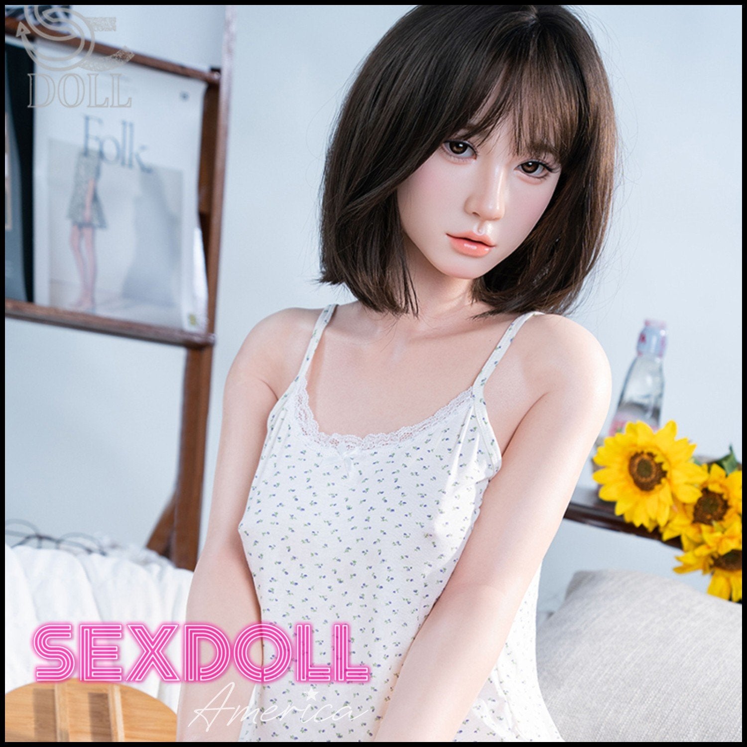 Realistic Sex Doll 153 (5'0") A-Cup Hinata.A (Head #164SC) Full Silicone - SE Doll by Sex Doll America