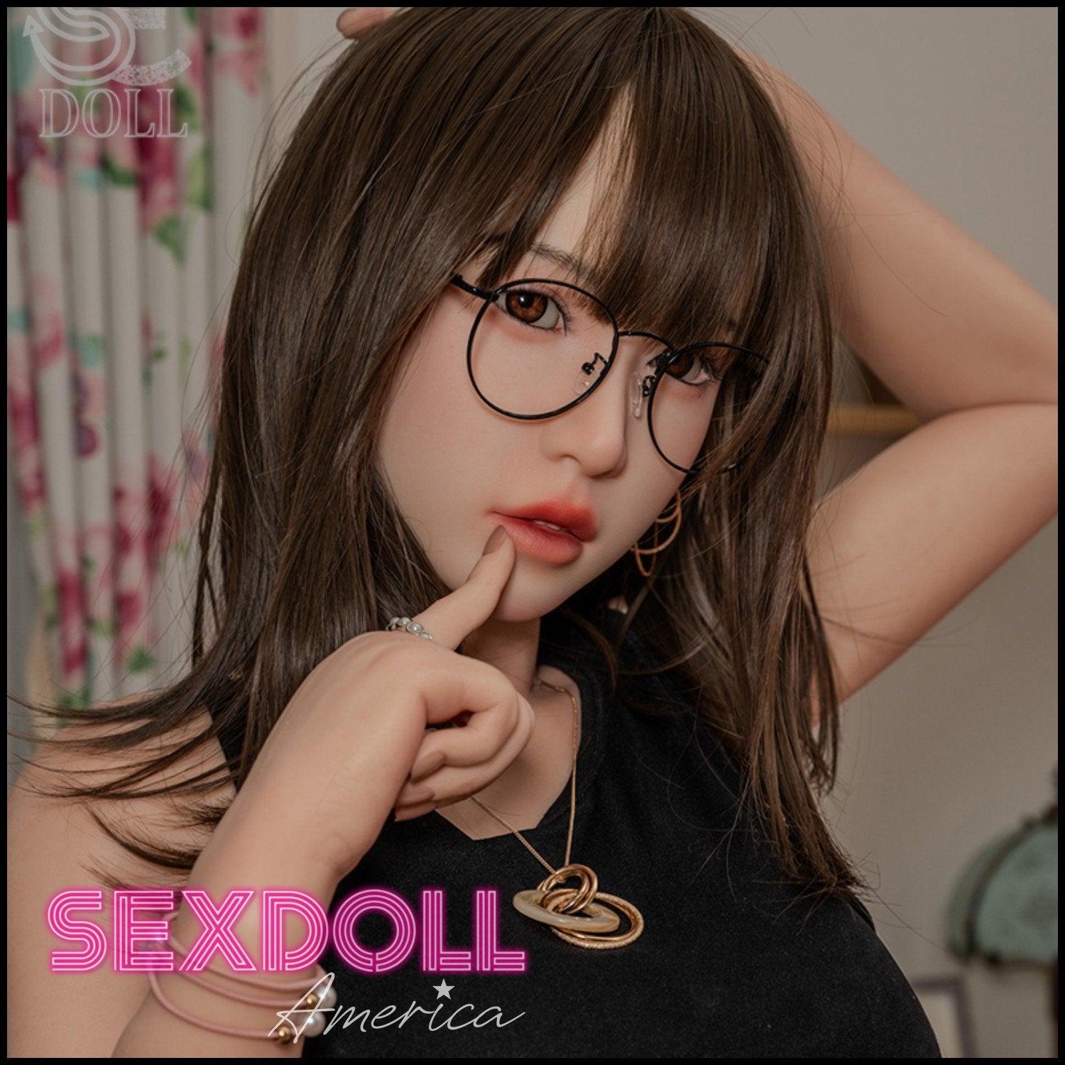 SE Doll Realistic Sex Doll Black Hair Asian Japanese Chinese Small Tits Boobs
