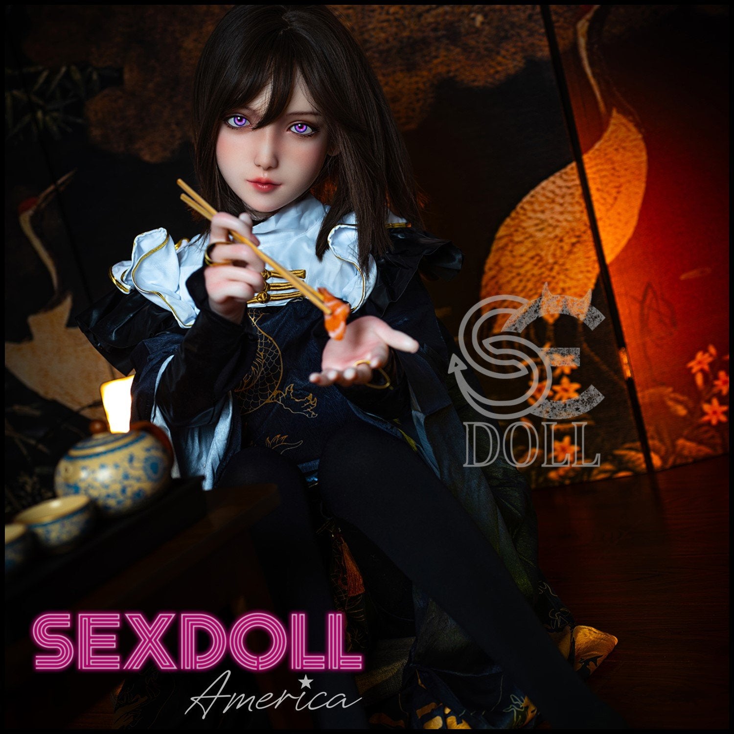 Realistic Sex Doll 155 (5'1") E-Cup Yuuki Sexy (Head #076SC) Full Silicone - SE Doll by Sex Doll America