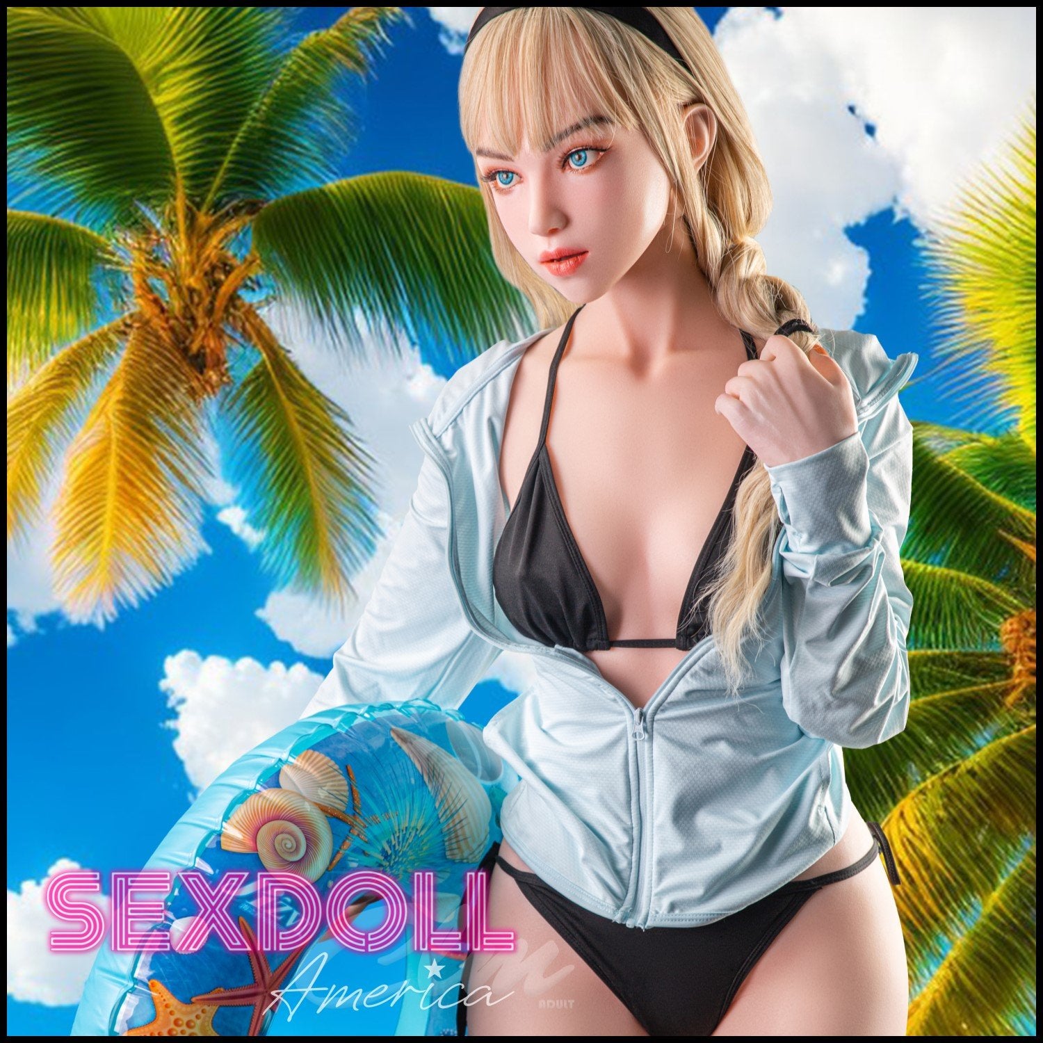 Realistic Sex Doll 157 (5'2") C-Cup Gali - Full Silicone - Climax Doll by Sex Doll America