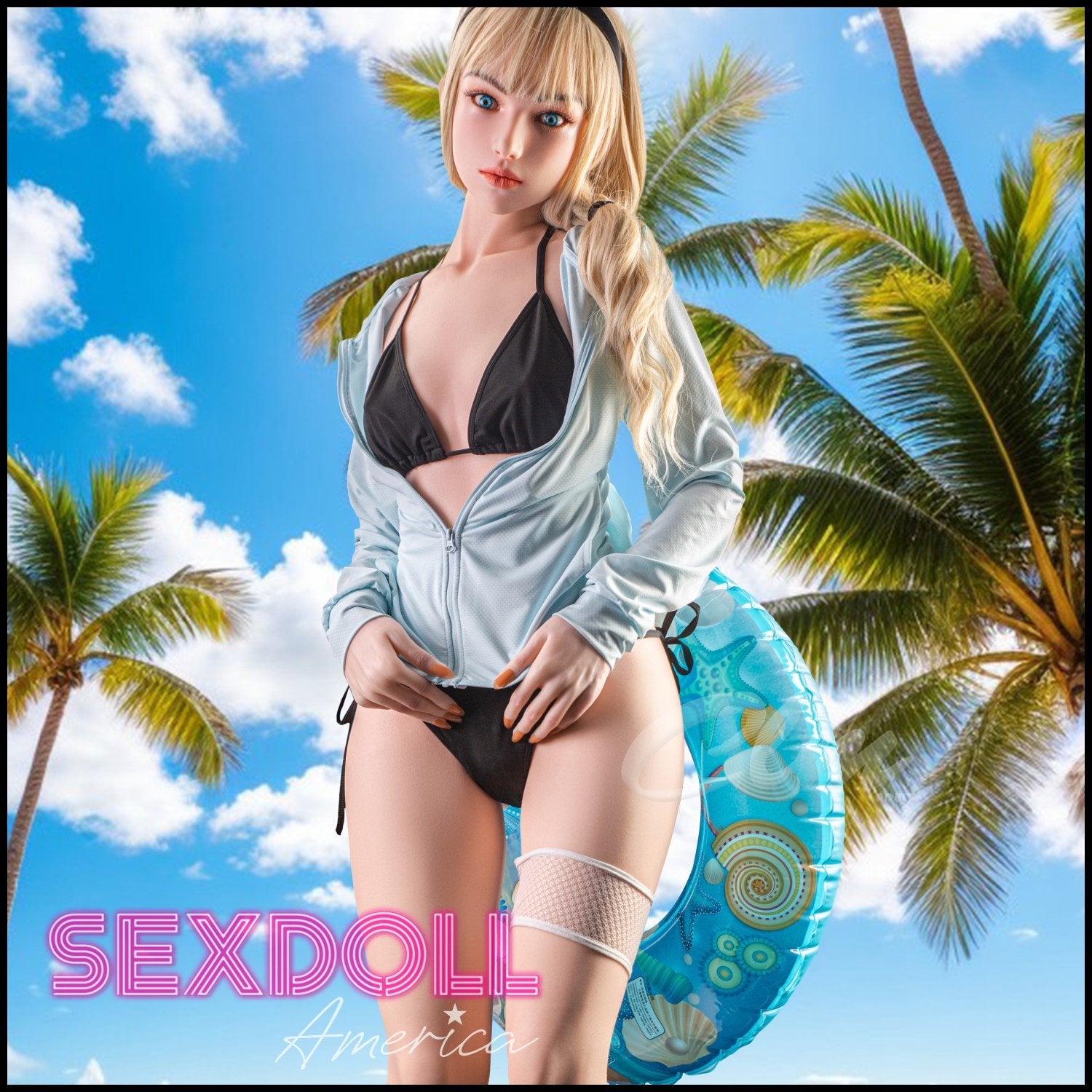 Realistic Sex Doll 157 (5'2") C-Cup Gali - Full Silicone - Climax Doll by Sex Doll America