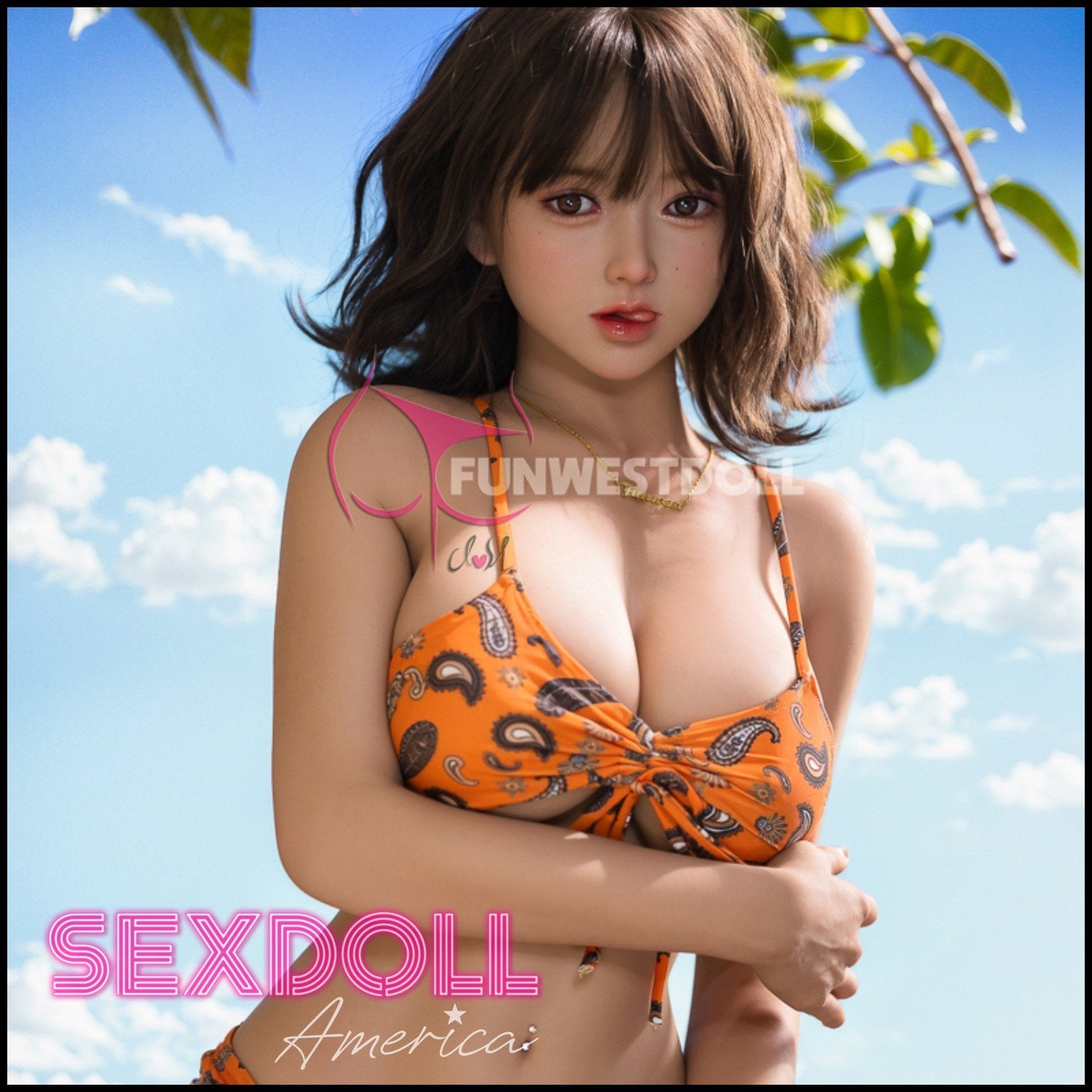 Realistic Sex Doll 157 (5'2") G-Cup Amy (Head #41) - FunWestDoll by Sex Doll America