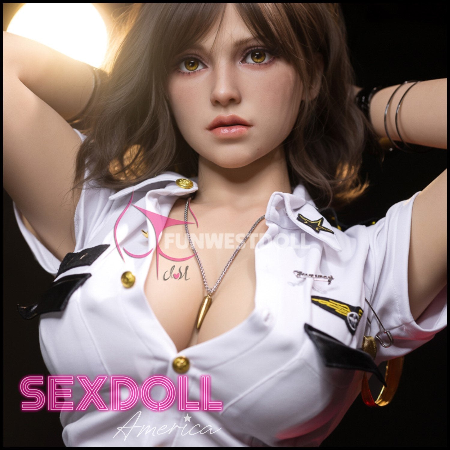 Realistic Sex Doll 157 (5'2") G-Cup Bella (Head #37) - FunWestDoll by Sex Doll America