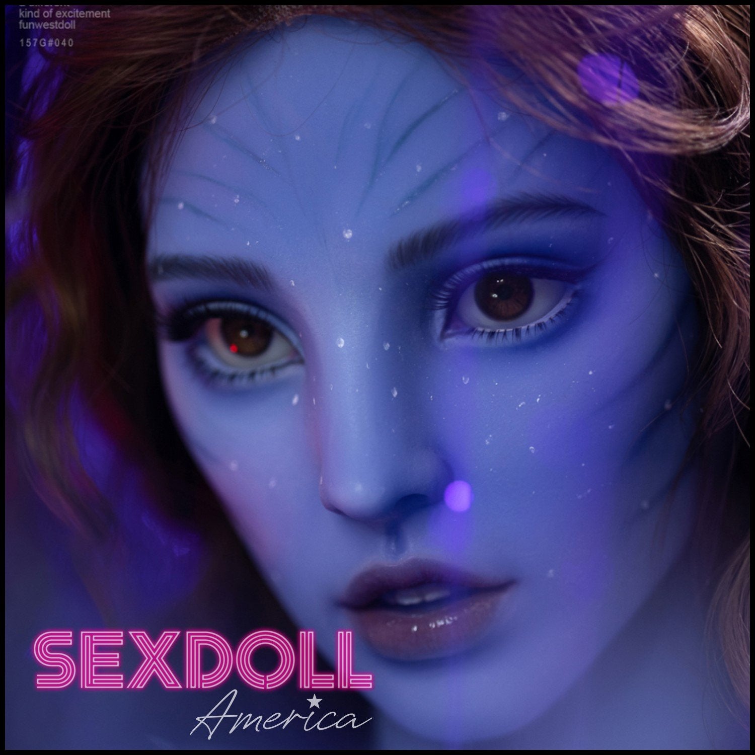 Realistic Sex Doll 157 (5'2") G-Cup Kylie Blue (Head #40) - FunWestDoll by Sex Doll America