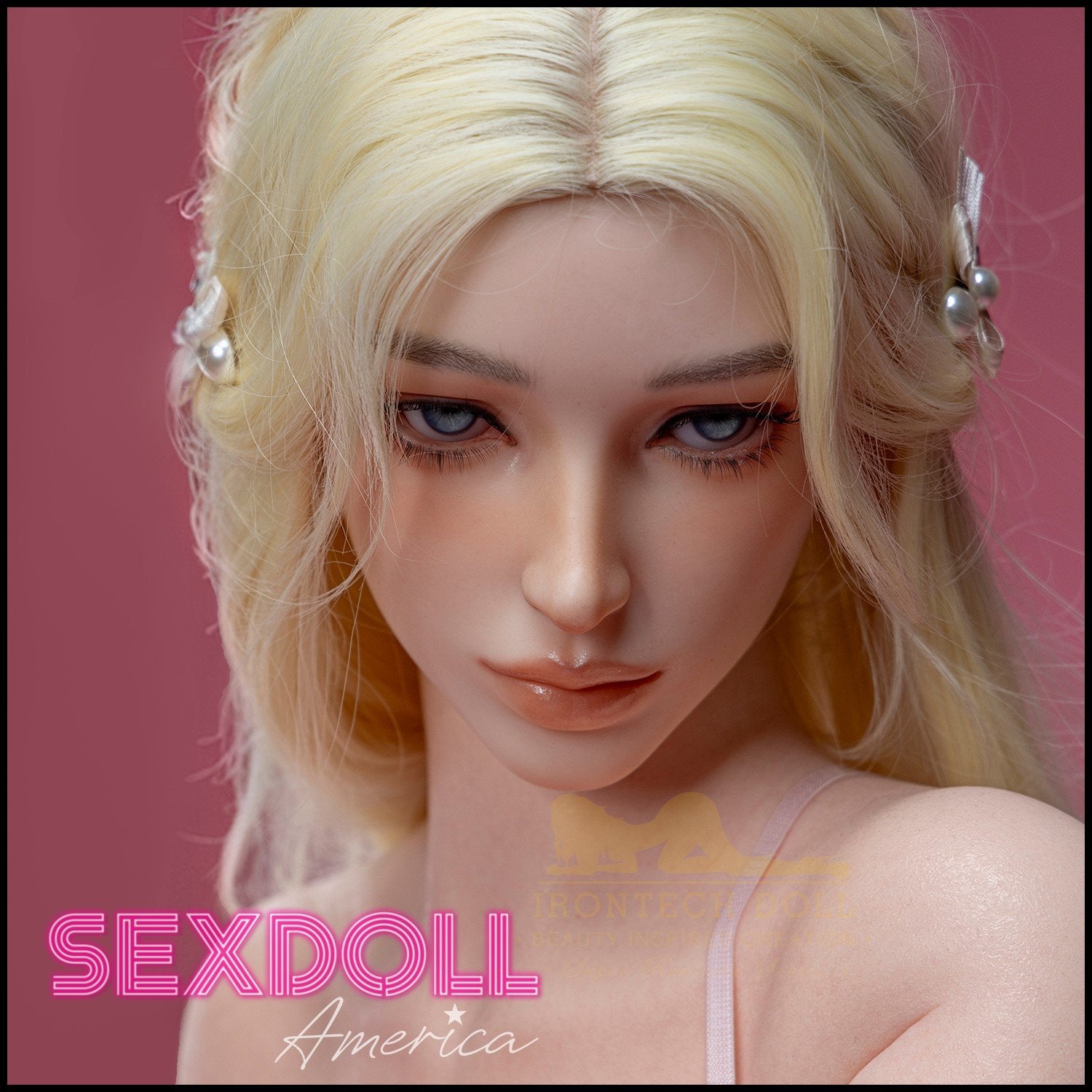 Realistic Sex Doll 158 (5'2") J-Cup Bailey Blonde - Full Silicone - IRONTECH Dolls by Sex Doll America