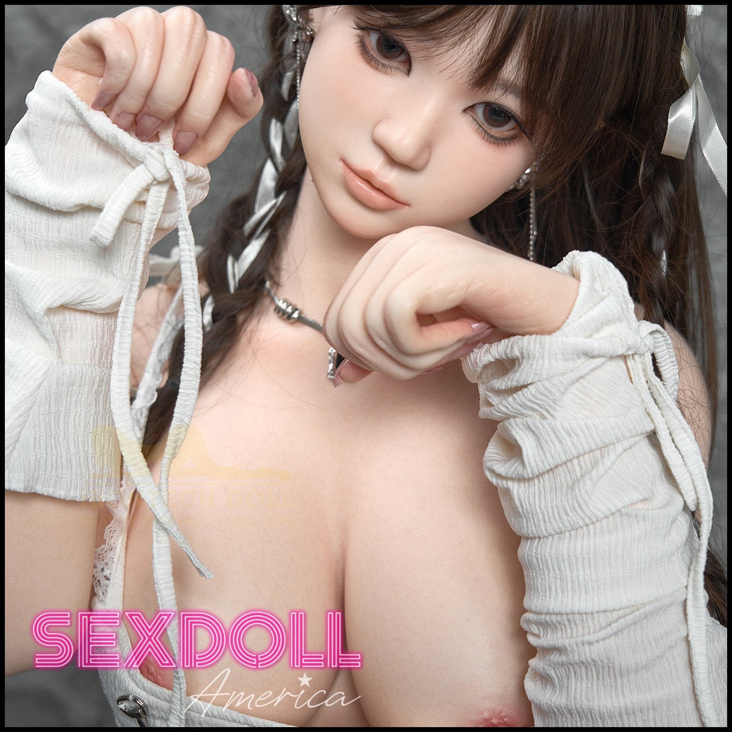 Realistic Sex Doll 158 (5'2") H-Cup Nia (Head #T3-3) Wonder Dolly Full Silicone - IRONTECH Dolls by Sex Doll America