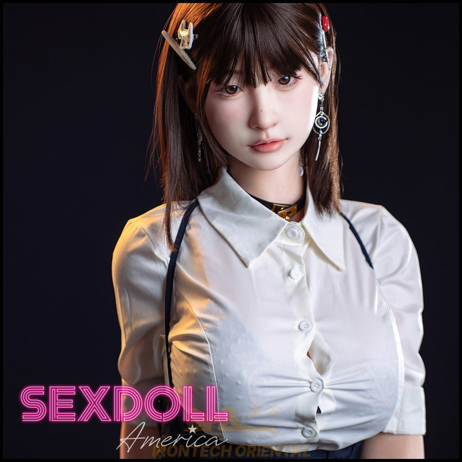 IRONTECH Dolls Realistic Sex Doll Brunette Hair Thick Thighs Black Hair