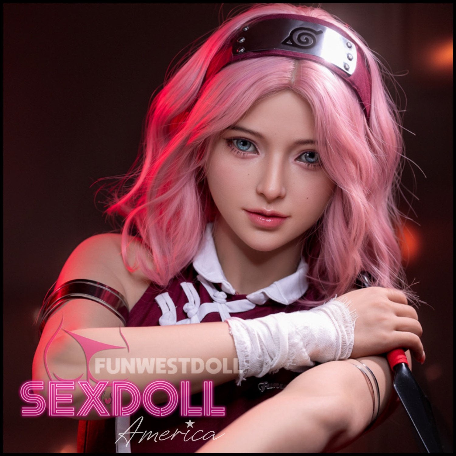Realistic Sex Doll 159 (5'3") A-Cup Alice Sexy (Head #38) - FunWestDoll by Sex Doll America
