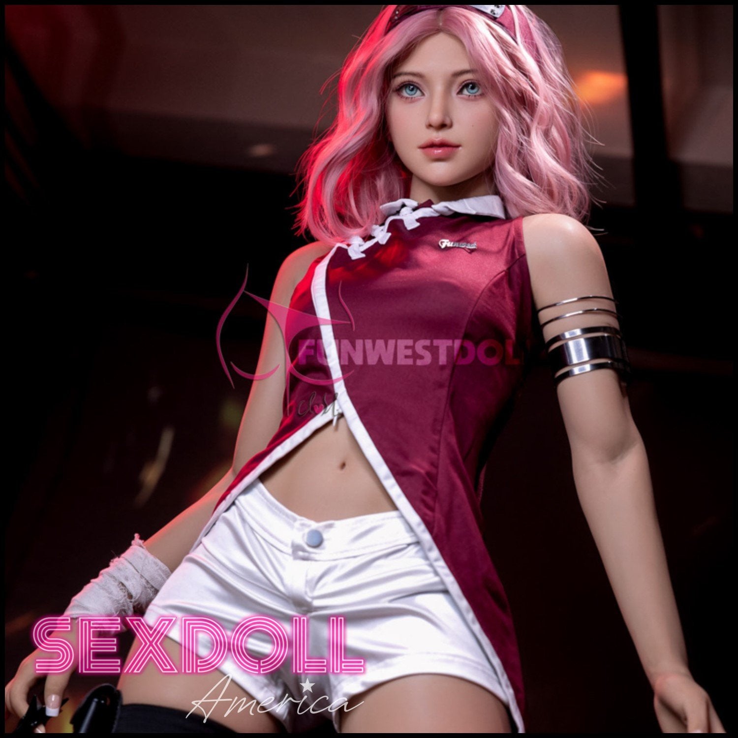 Realistic Sex Doll 159 (5'3") A-Cup Alice Sexy (Head #38) - FunWestDoll by Sex Doll America