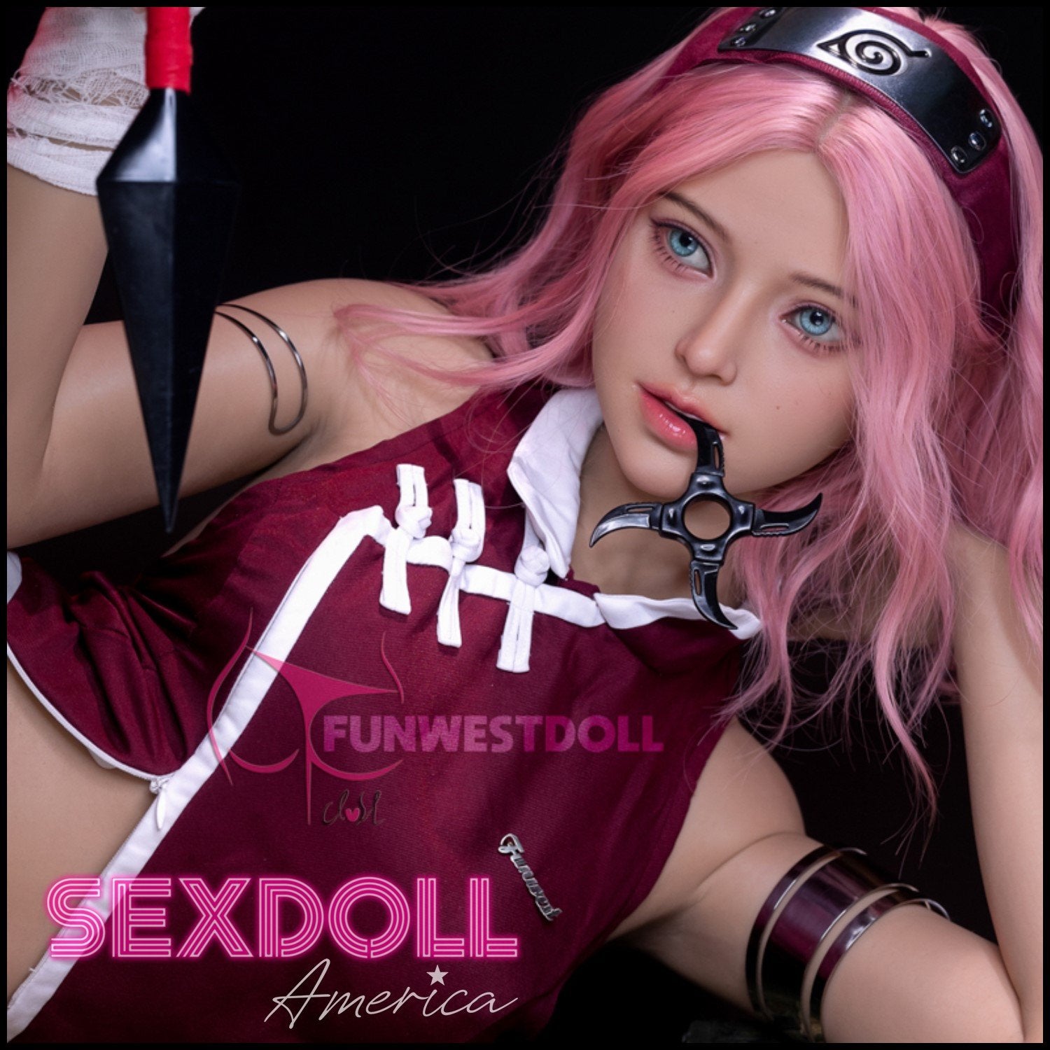 Realistic Sex Doll 159 (5'3") A-Cup Alice Sexy (Head #38) - FunWestDoll by Sex Doll America