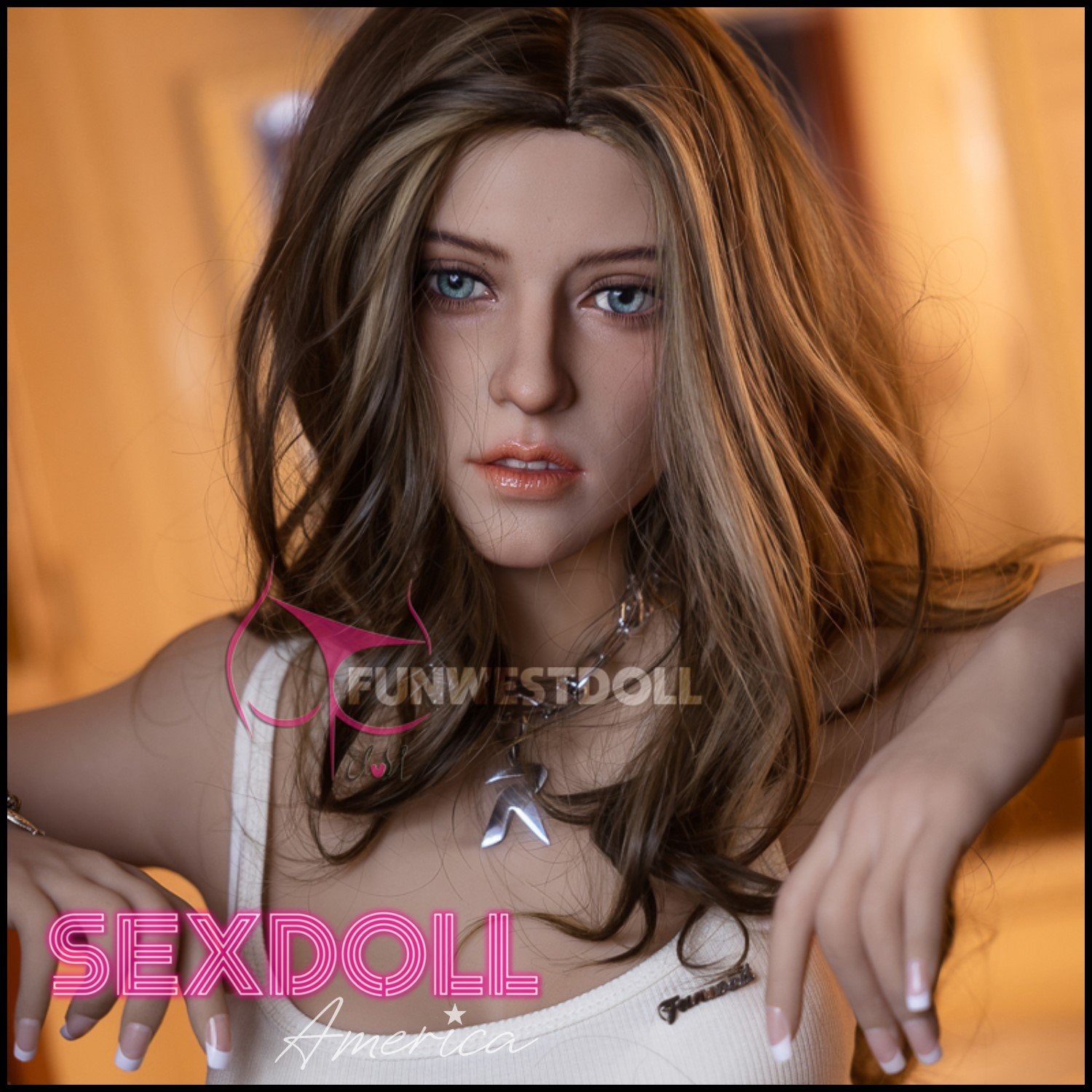 Realistic Sex Doll 159 (5'3") A-Cup Jasmine (Head #27) - FunWestDoll by Sex Doll America