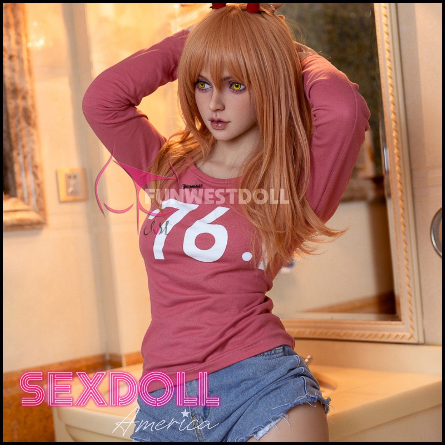 Realistic Sex Doll 159 (5'3") A-Cup Lily (Head #36) - FunWestDoll by Sex Doll America