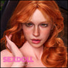 Real Lady Realistic Sex Doll Red Head Curvy Full Body Western American