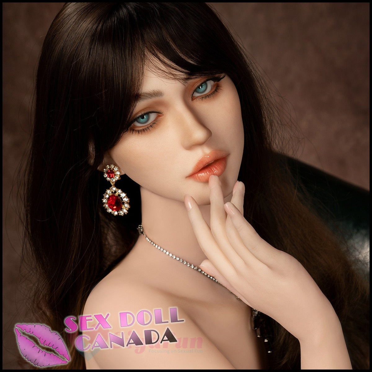 Realistic Sex Doll IN-STOCK - 159 (5'3") G-Cup Ada Red Dress (Head #SG3) (USA) - Sigafun by Sex Doll America