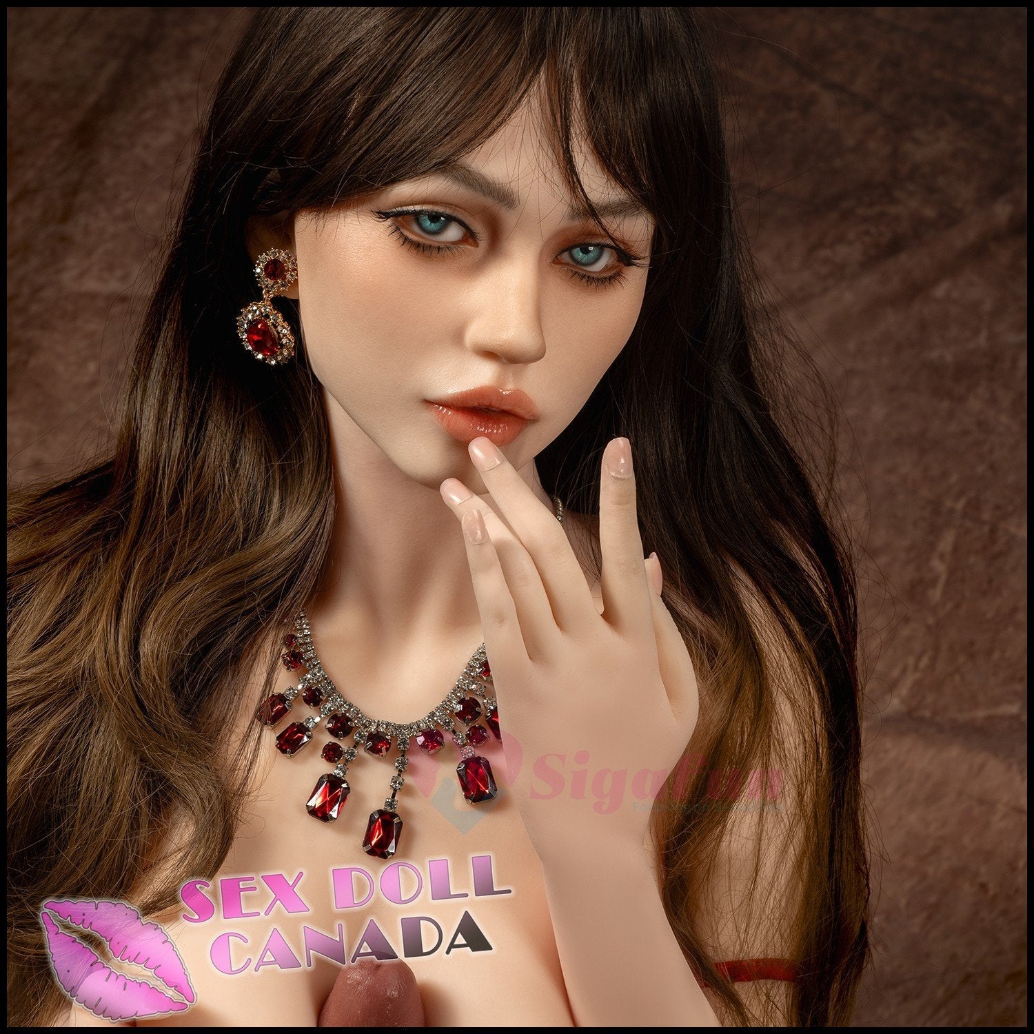 Realistic Sex Doll IN-STOCK - 159 (5'3") G-Cup Ada Red Dress (Head #SG3) (USA) - Sigafun by Sex Doll America