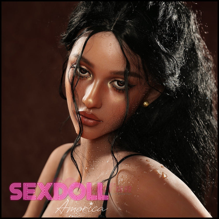 Realistic Sex Doll 159 (5'3") G-Cup Cecily Tanned (Head #SG2) - Sigafun by Sex Doll America