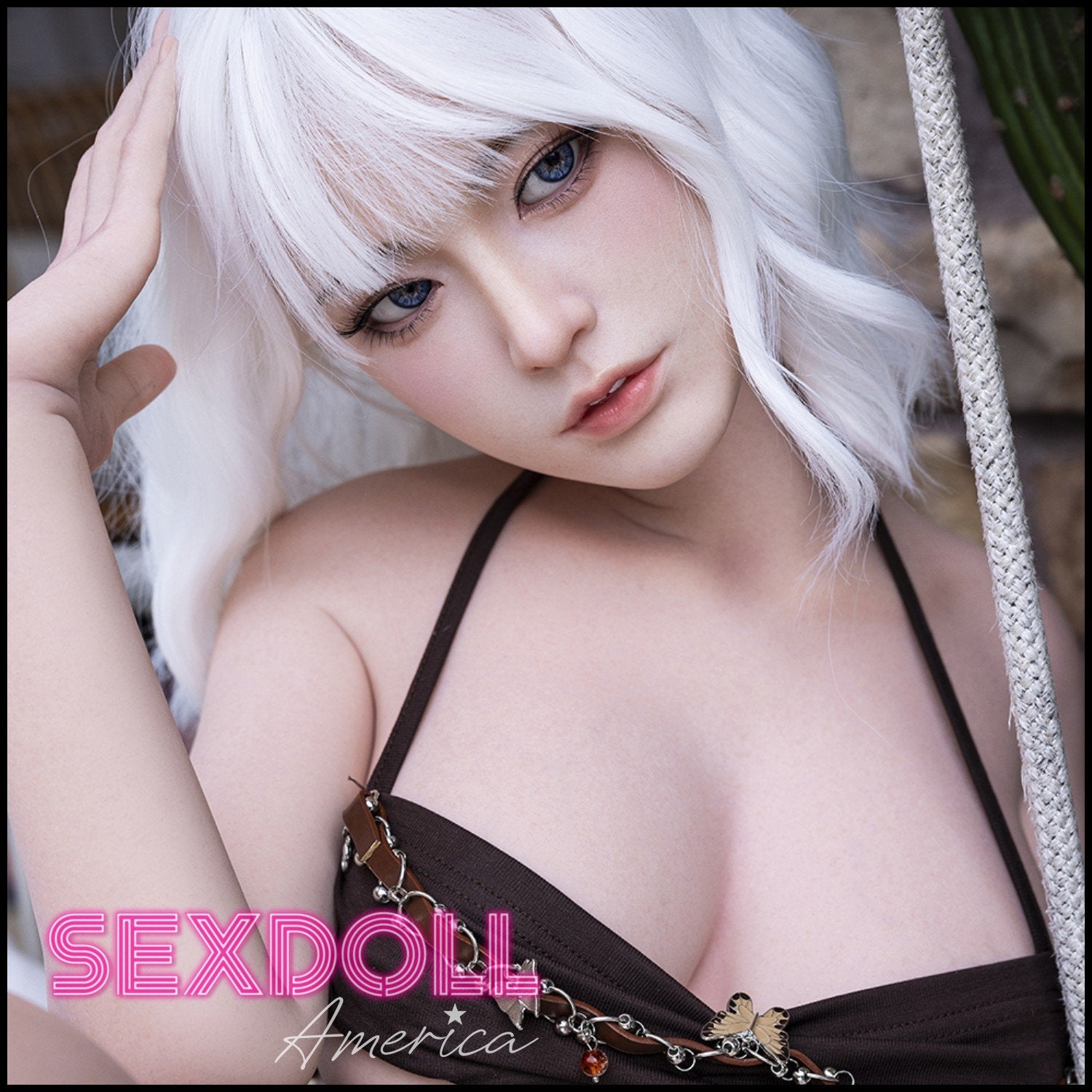 Realistic Sex Doll 159 (5'3") E-Cup Mio Light Tan (Silicone Head) - Starpery by Sex Doll America