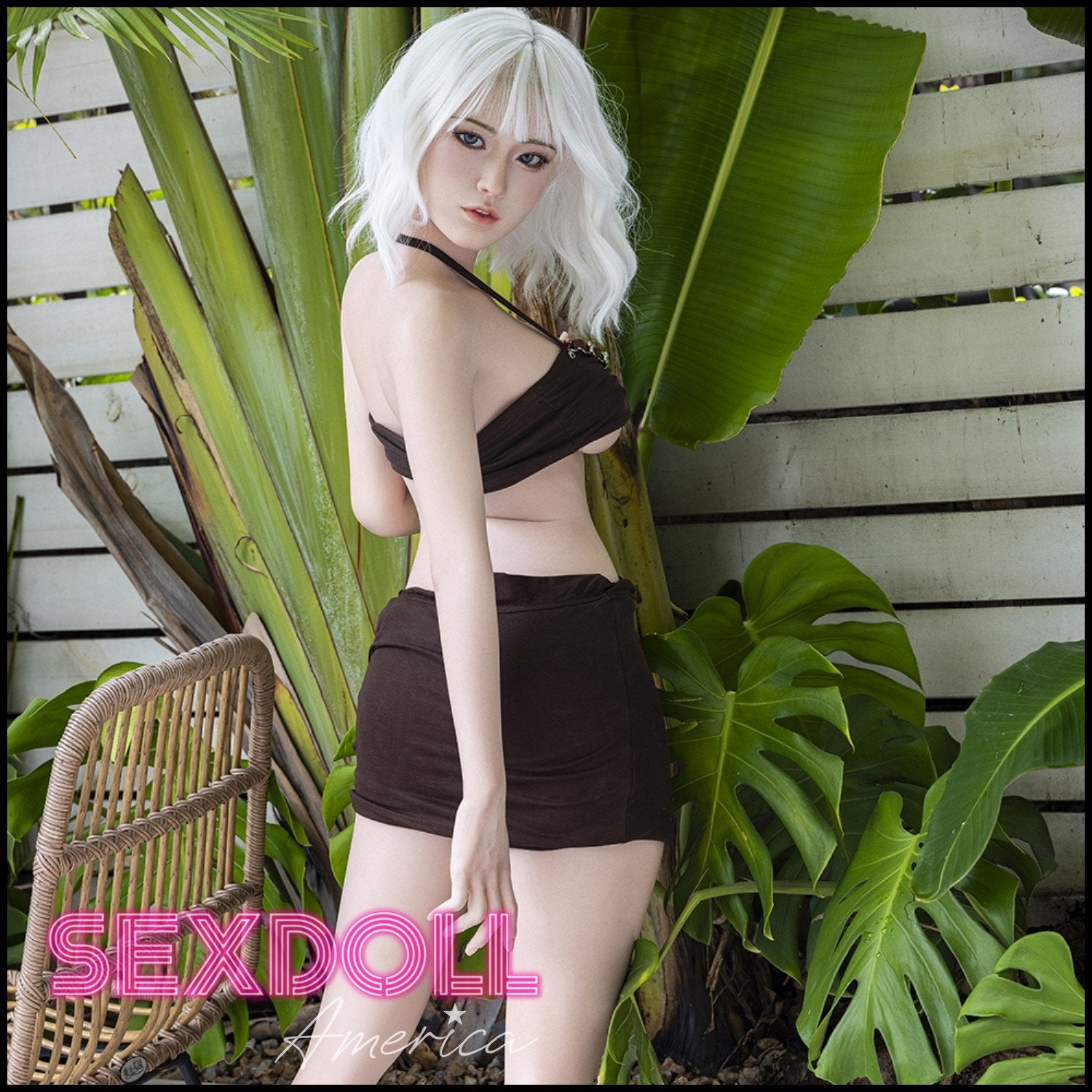 Realistic Sex Doll 159 (5'3") E-Cup Mio Light Tan (Silicone Head) - Starpery by Sex Doll America