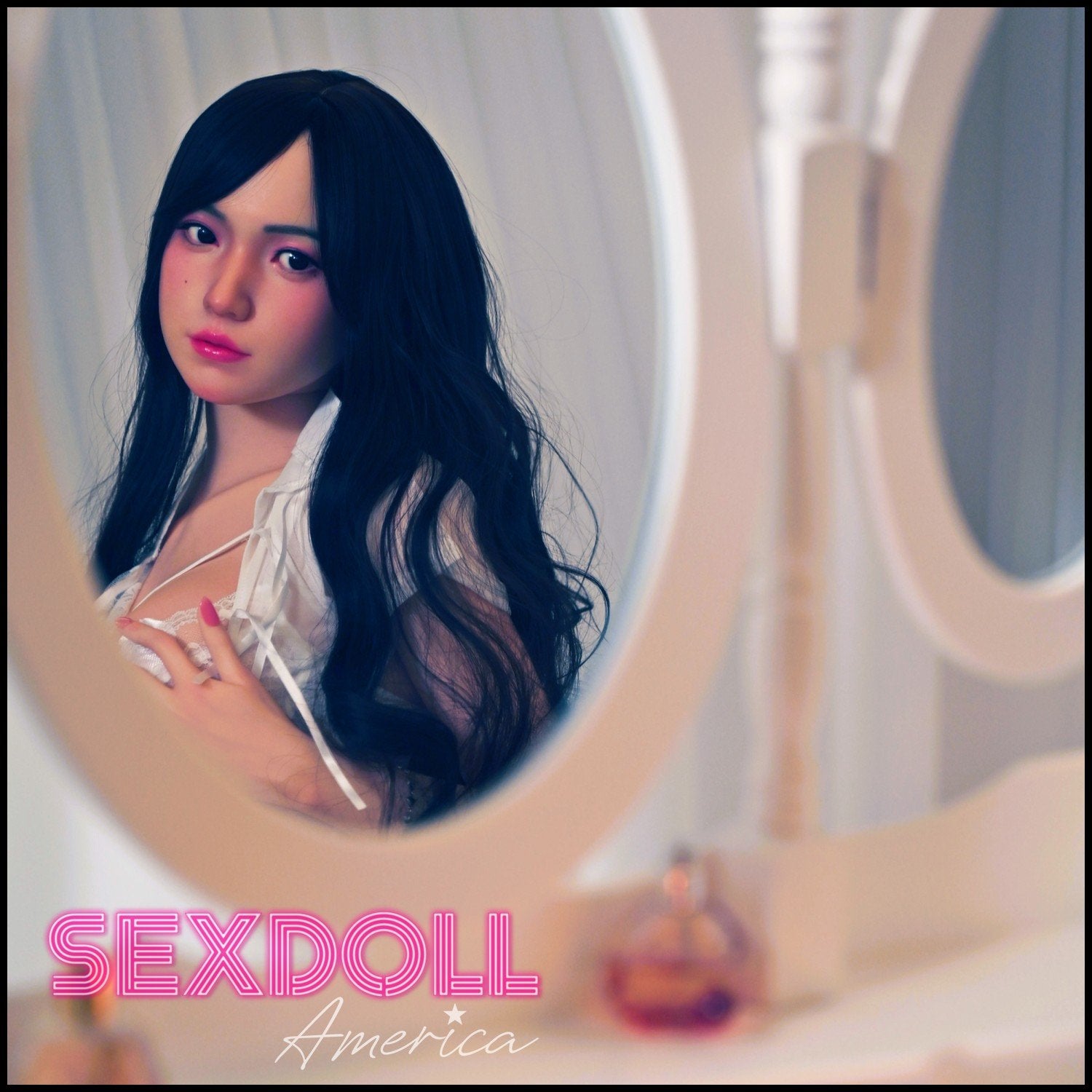 Zelex Realistic Sex Doll Asian Japanese Chinese Curvy Full Body Black Hair