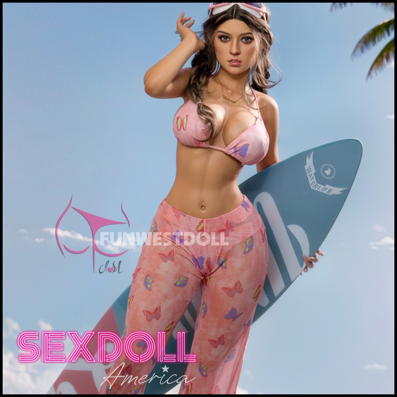 Realistic Sex Doll 160 (5'3") E-Cup Jasmine (Head #027S) Full Silicone - FunWestDoll by Sex Doll America
