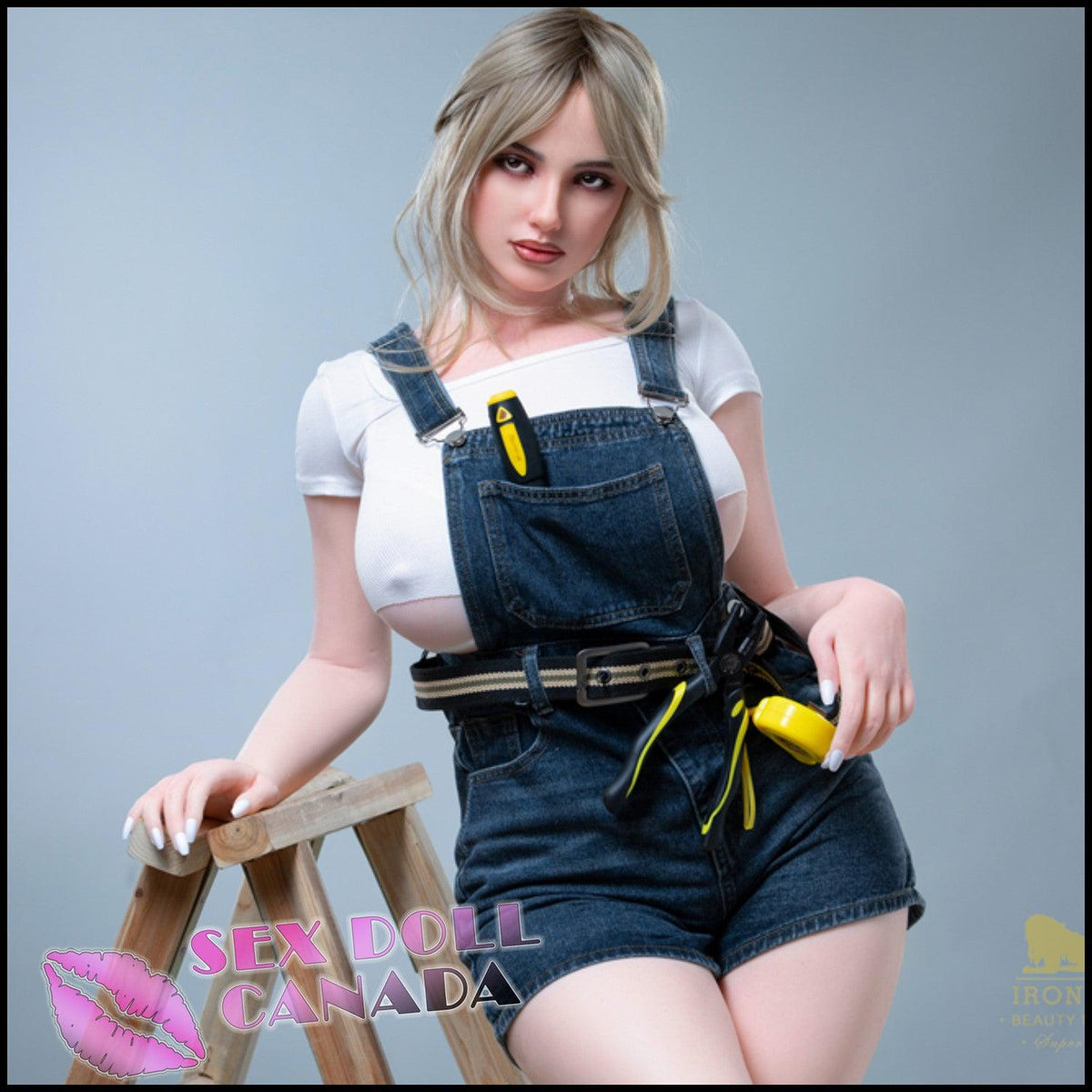 Realistic Sex Doll IN-STOCK - 160 (5'3") K-Cup Luna (Head #S17) Full Silicone (USA) - IRONTECH Doll by Sex Doll America