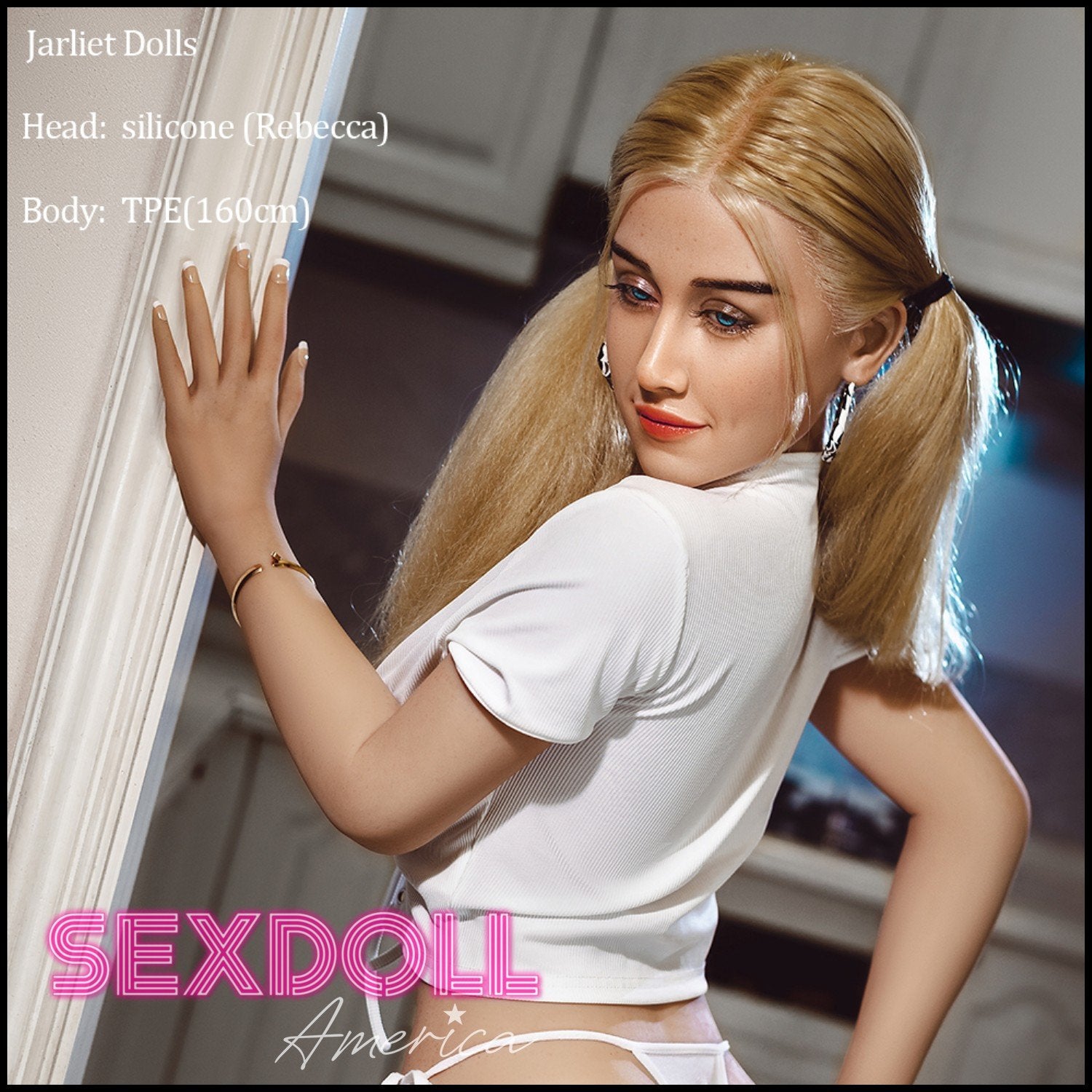 Realistic Sex Doll 160 (5'3") D-Cup Rebecca (Silicone Head) - Jarliet Doll by Sex Doll America
