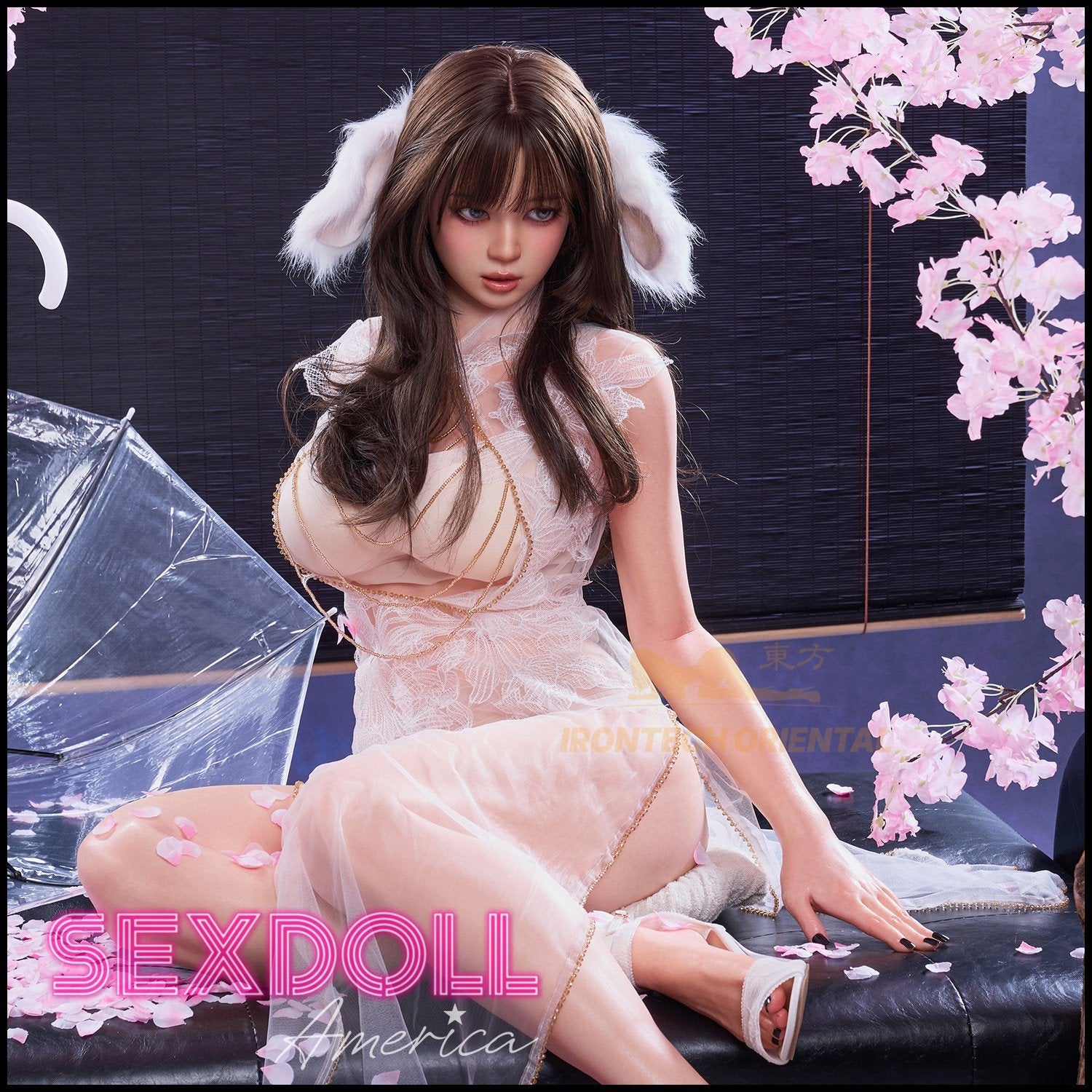 IRONTECH Dolls Realistic Sex Doll Black Hair Big Tits Breasts Asian Japanese Chinese