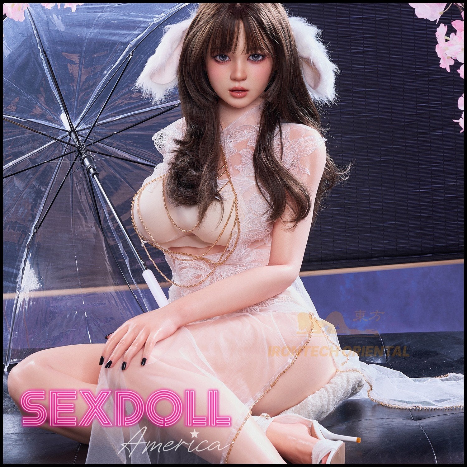 IRONTECH Dolls Realistic Sex Doll Brunette Hair Russian German Big Tits Breasts