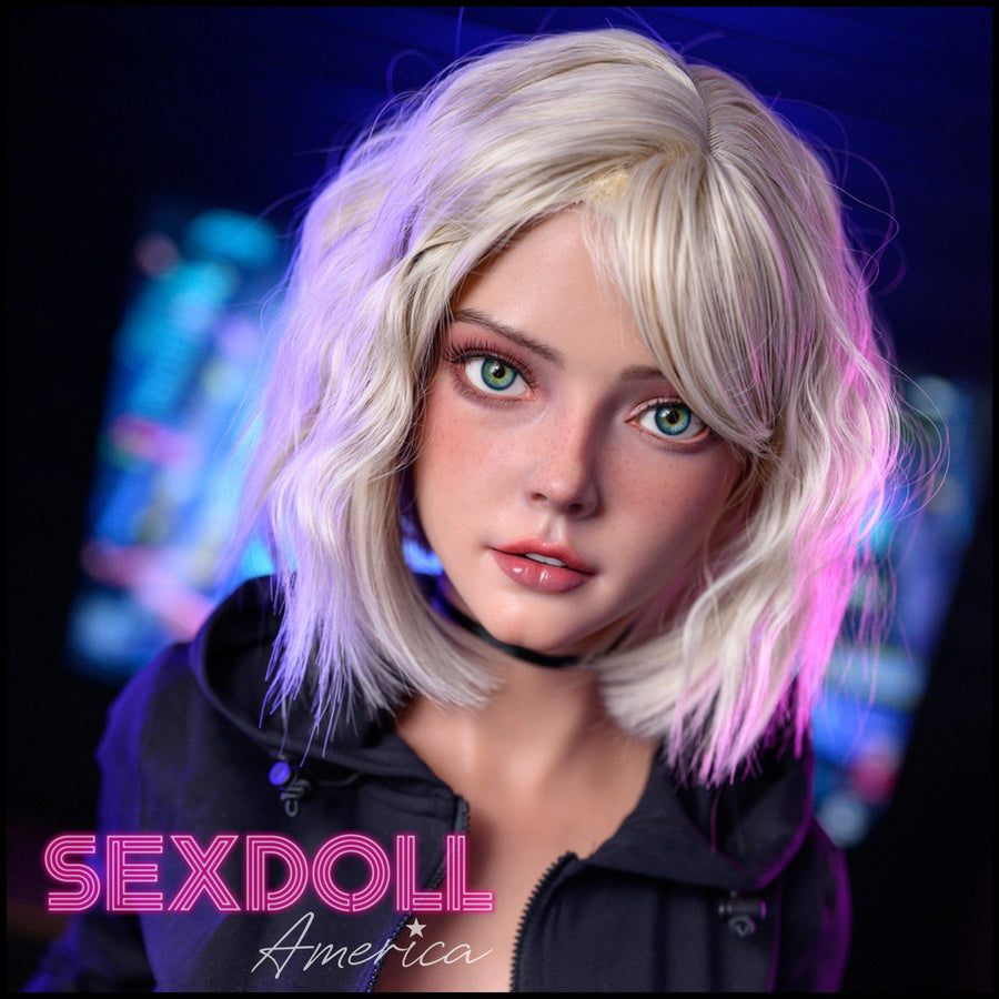 Lusandy Realistic Sex Doll Western American Gray Silver White Hair Big Tits Breasts