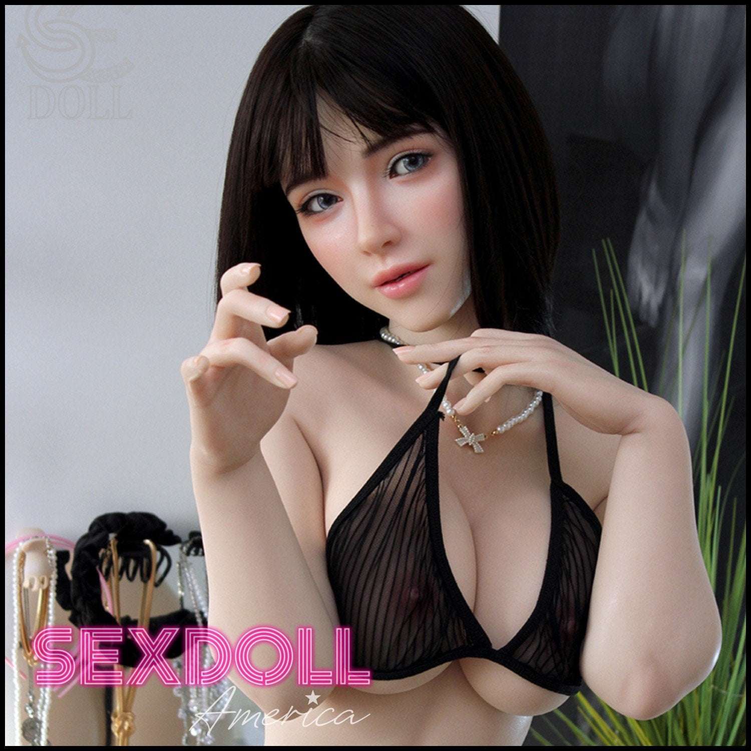 Realistic Sex Doll 161 (5'3") E-Cup Annika G. Natural (Head #068SO) Full Silicone - SE Doll by Sex Doll America