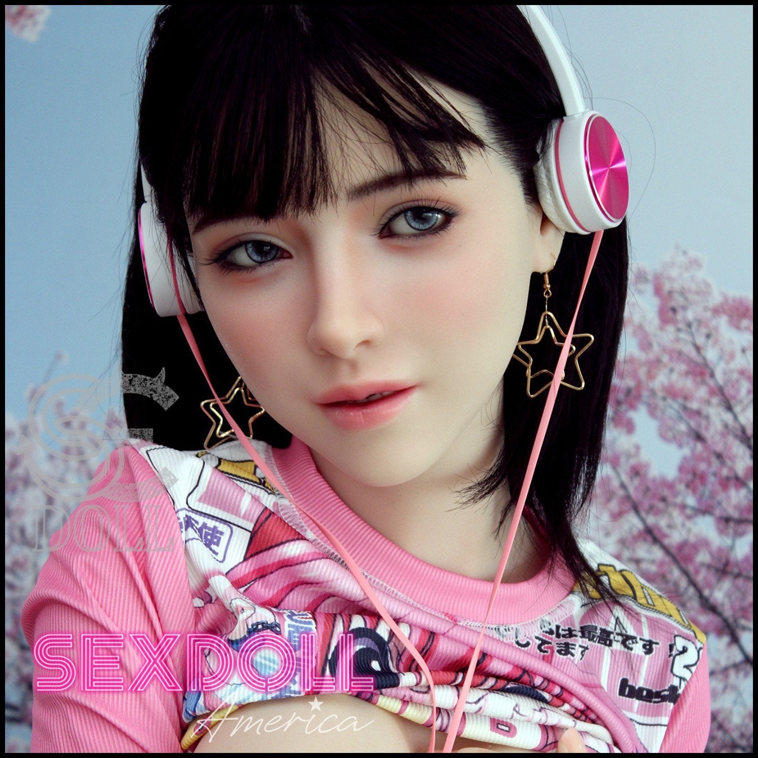 Realistic Sex Doll 161 (5'3") E-Cup Annika Black Hair (Head #068SO) Full Silicone - SE Doll by Sex Doll America